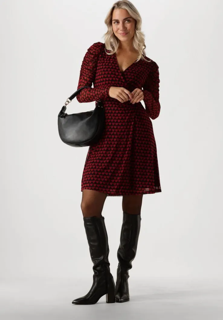 rode fabienne chapot mini jurk flake dress