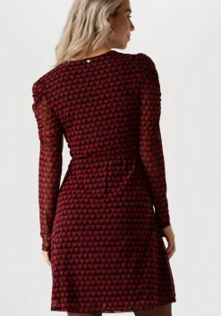 rode fabienne chapot mini jurk flake dress