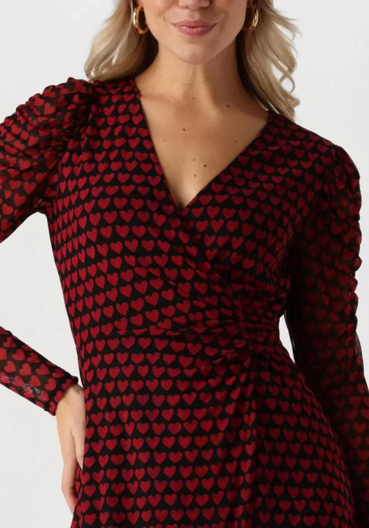 rode fabienne chapot mini jurk flake dress