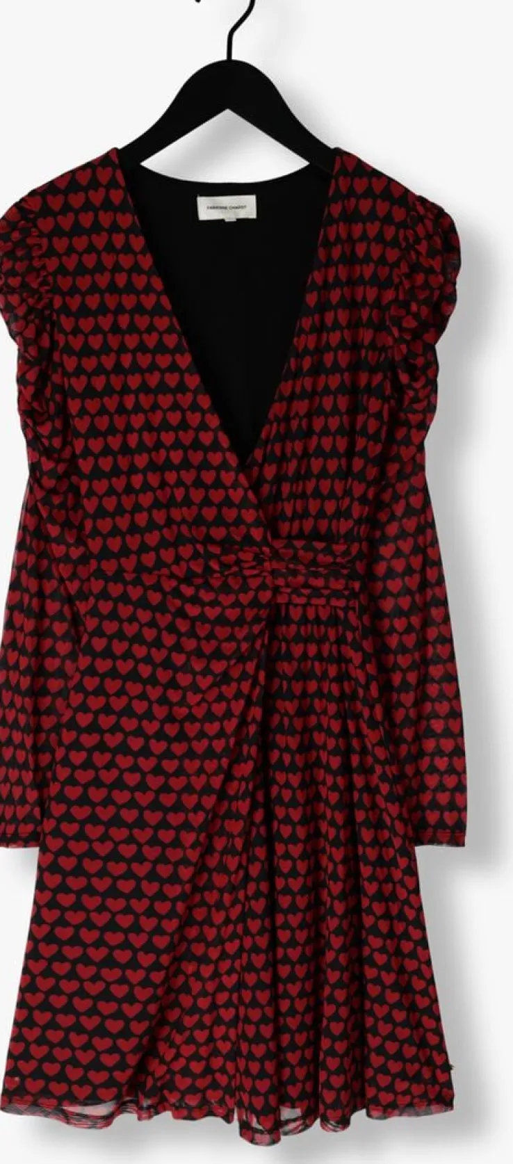 rode fabienne chapot mini jurk flake dress