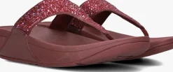 rode fitflop teenslippers je3