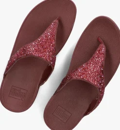 rode fitflop teenslippers je3