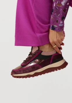 rode floris van bommel lage sneakers grommi 02.03