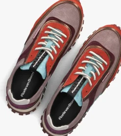 rode floris van bommel lage sneakers grommi 02.03