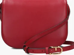 rode furla schoudertas sfera s crossbody round