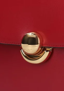 rode furla schoudertas sfera s crossbody round