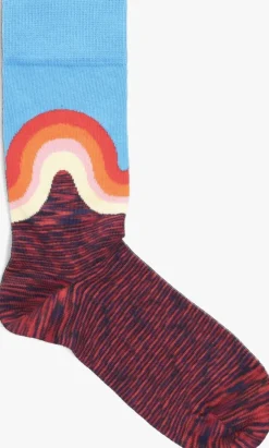 rode happy socks sokken jumbo wave