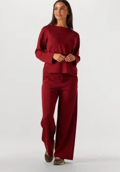 rode inwear wijde broek gincetteiw pant