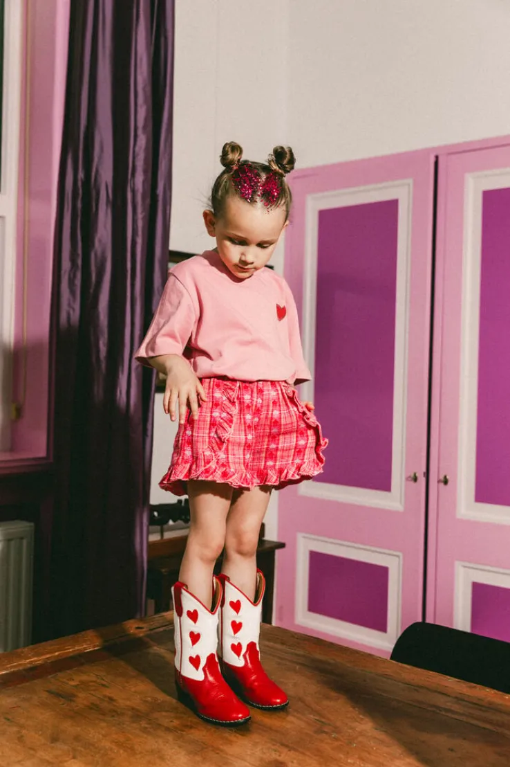 rode labo de colores korte broek lace