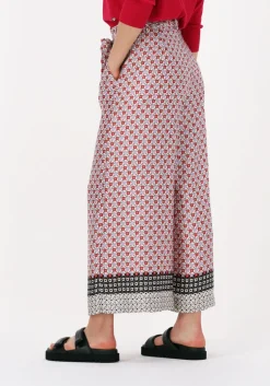 rode liu jo wijde broek pant.ts nav lungo