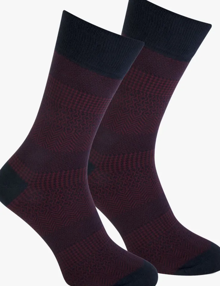 rode marcmarcs sokken red new york