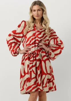 rode minus mini jurk jassie short dress