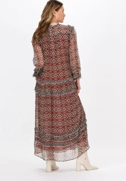 rode moliin maxi jurk uma