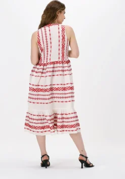 rode nema midi jurk gloria