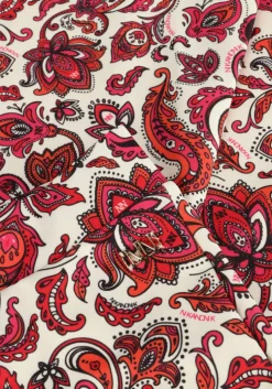 rode nik & nik flared broek printed flared pants