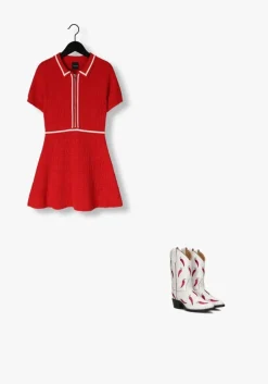 rode nik & nik mini jurk lieve dress