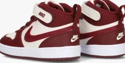 rode nike hoge sneakers court borough mid 2 (psv)