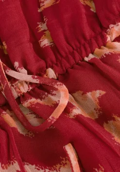 rode notre-v maxi jurk nv-fiore maxi