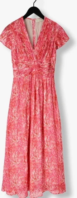 rode notre-v maxi jurk nv-fiorella