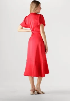 rode notre-v midi jurk nv-frida