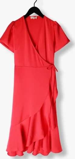 rode notre-v midi jurk nv-frida