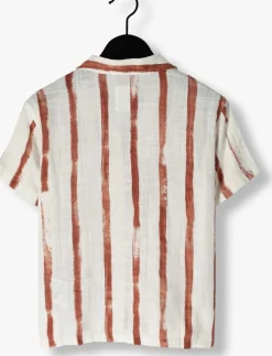 rode play up casual overhemd printed woven shirt