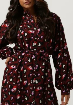 rode pom amsterdam maxi jurk dress 7056