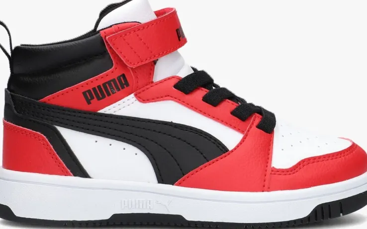 rode puma hoge sneakers rebound v6 mid