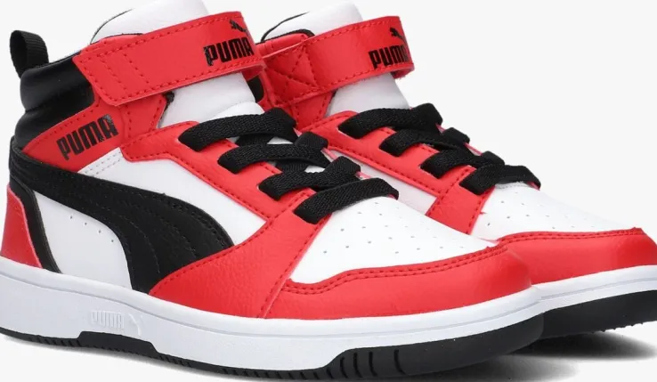rode puma hoge sneakers rebound v6 mid