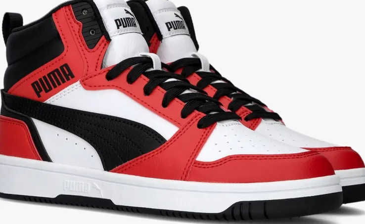 rode puma hoge sneakers rebound v6 mid