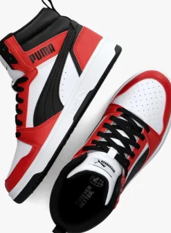 rode puma hoge sneakers rebound v6 mid