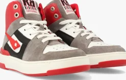 rode red-rag hoge sneaker 13611