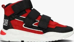 rode red-rag hoge sneakers 13631