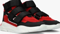 rode red-rag hoge sneakers 13631