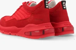 rode red-rag lage sneakers 13739