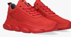rode red-rag lage sneakers 13541