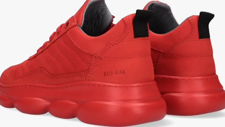 rode red-rag lage sneakers 13541