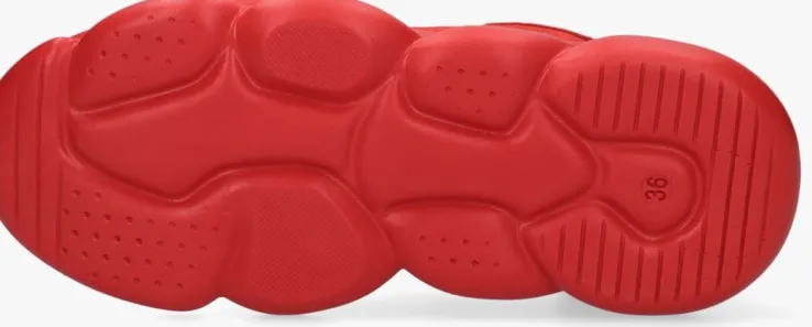 rode red-rag lage sneakers 13541