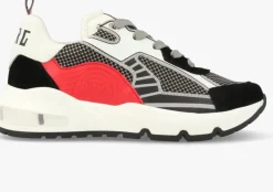 rode red-rag lage sneakers 13905