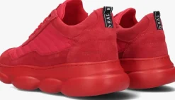 rode red-rag lage sneakers 13483