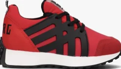 rode red-rag lage sneakers 13605