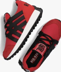 rode red-rag lage sneakers 13605