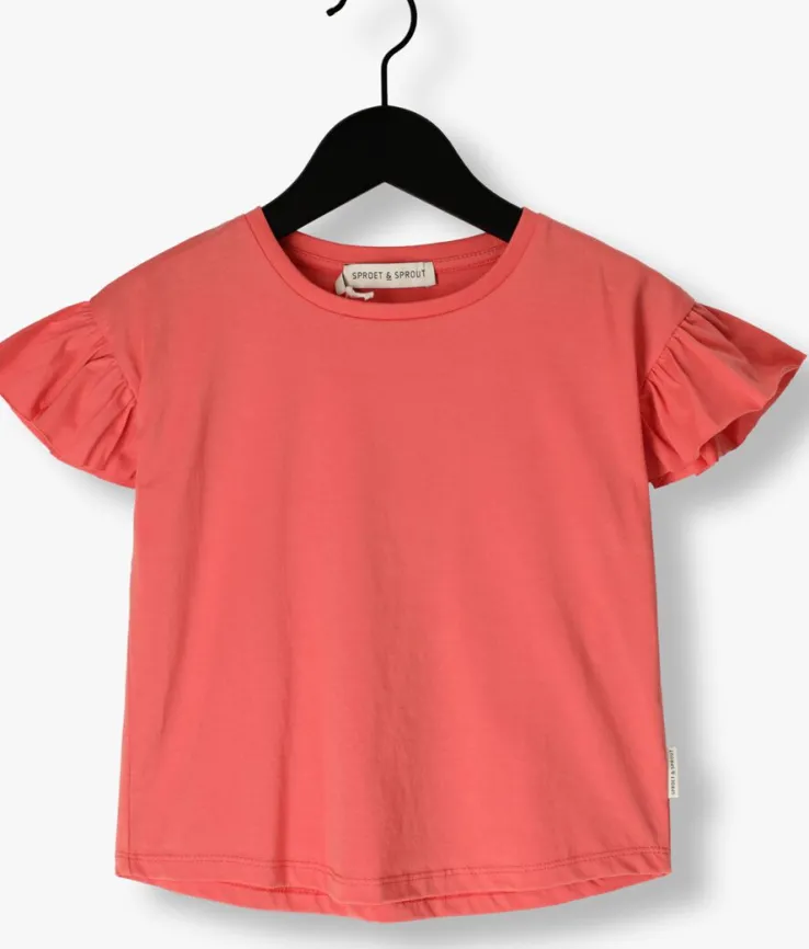 rode sproet & sprout t-shirt t-shirt ruffle sleeve
