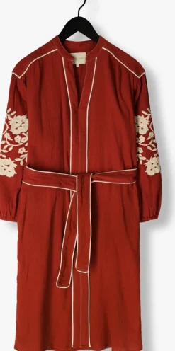 rode stella forest midi jurk e24ro012