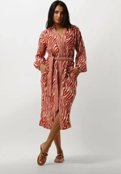 rode stella forest midi jurk e24ro053