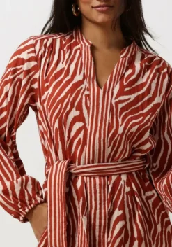 rode stella forest midi jurk e24ro053