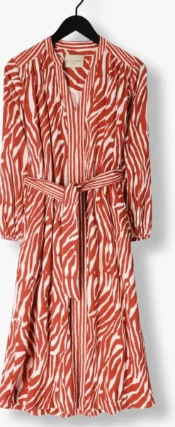 rode stella forest midi jurk e24ro053