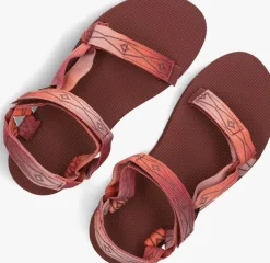 rode teva platte sandalen flatform univeral sunscape