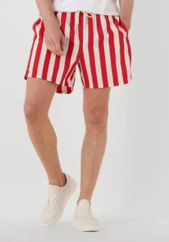 rode tommy hilfiger zwembroeken medium drawstring print