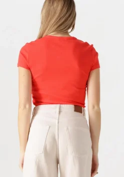 rode tommy jeans t-shirt tjw slim essential rib ss ext